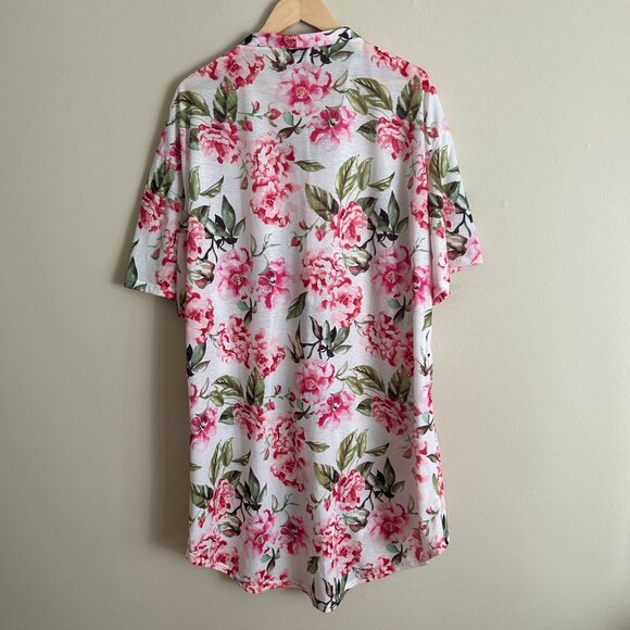 Show Me Your Mumu Floral Print V-Neck Tunic Nightgown - Picture 8 of 9